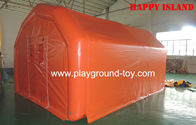 China Orange Waterproof Kids Inflatable Bouncer Air Tent With Oxford Cloth And PVC Coating For Ourdoor RQL-00102 distributor