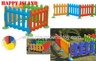 China Happy Island Playground Kids Toys Of Children Plastic Fence 4 Color Available distributor