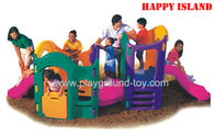 Best Plastic Playground Kids , Indoor Playground Toys 8 In 1 Small Plastic Combination Children's Slide for sale