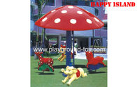 China Fiberglass Mushroom Roof Seesaw Outdoor Toys Spinning Seesaw Teeter Totter distributor