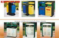 China Galvanized Trash Can   Pull Out Park Trash Cans Recycling For Amusement Park distributor