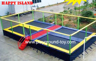 Best Trampolines With Enclosures Funny Big Safest Trampolines For Kids Toddlers In Amusement Park for sale