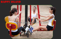 China Workout Outdoor Gym Equipment For Leg Press Customized 4 Users distributor