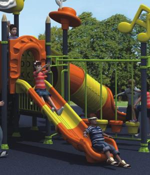 3.0mm Thickness Galvanized Steel Outdoor Playground Equipment For Amusement Park