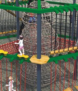Eupean Standard Children Adventure Playground Equipment For Indoor Or Outdoor