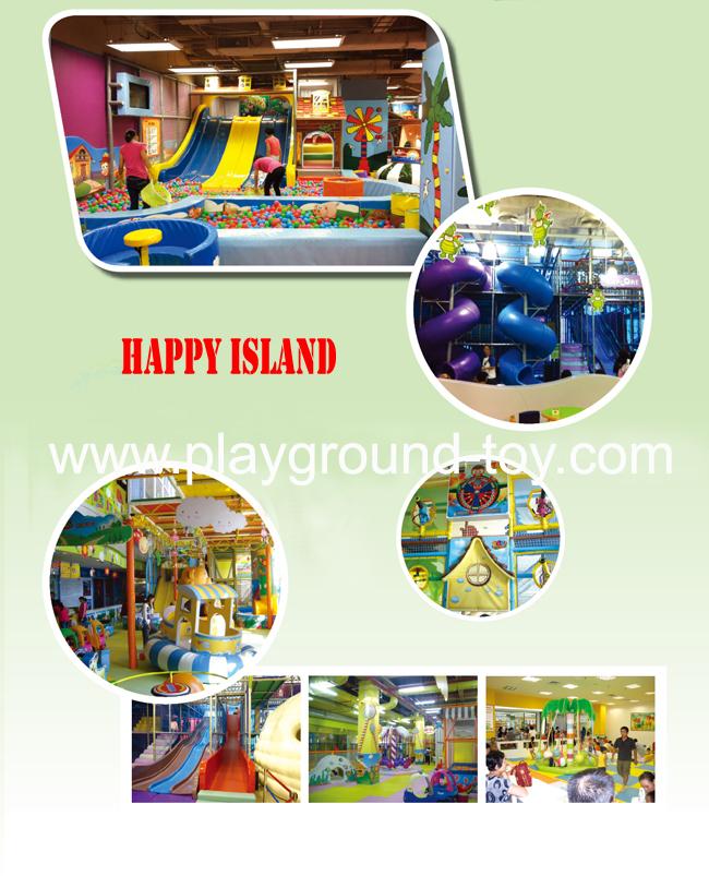 PVC / PE Big Slides , Children Indoor Playground Supermarket / Restaurant