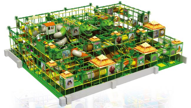 Indoor Amusement Park Equipment , Indoor Commercial Playground Equipment With Electric Spare Parts Accessories