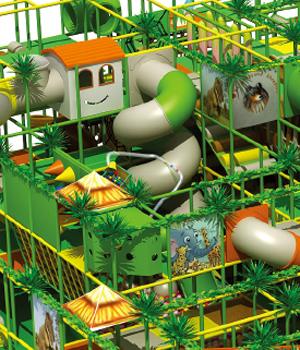 Indoor Amusement Park Equipment , Indoor Commercial Playground Equipment With Electric Spare Parts Accessories