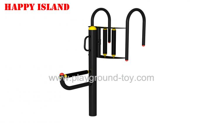3.0mm Thick Galvanized Steel Outdoor Gym Equipment For Park