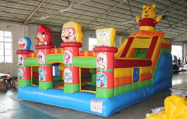 Animal Kids Inflatable Bouncer Product For Family Entertainment With PVC Or Oxford Material RQL-00201
