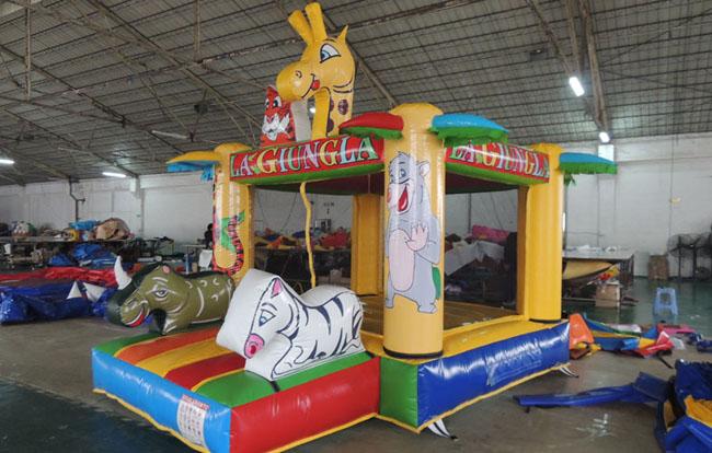 Toddler Inflatable Bouncer Castle Custom , Mini Kids Bounce House For Entertainment RQL-00206