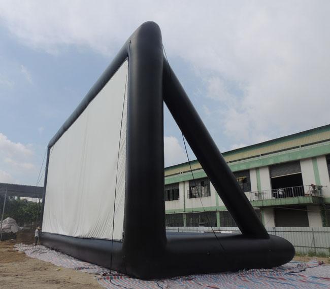 Professional Cloth Kids Inflatable Bouncer Movie Screen , Inflatable Outdoor Screen For Events