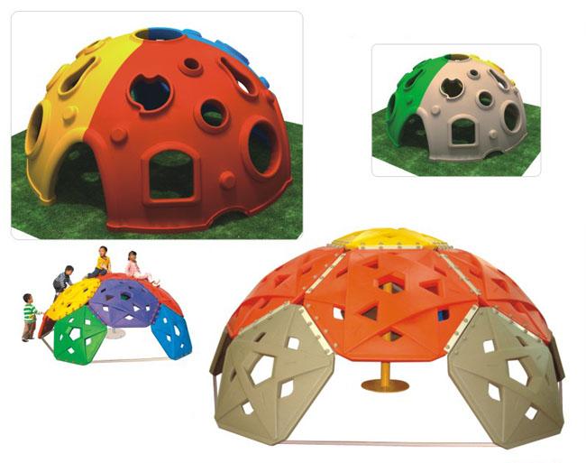 Color Playground Kids Toys kids Plastic Hemisphere Rock Climbing Walls Shelf