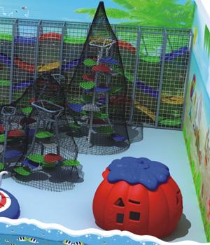 Indoor Playground For Kids , Childrens Playground Equipment Pirate Ship Series