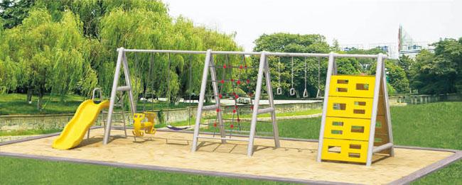 Childrens Swing Set Length Customized Children Swings Sets With Climbing Frame RHA-15903
