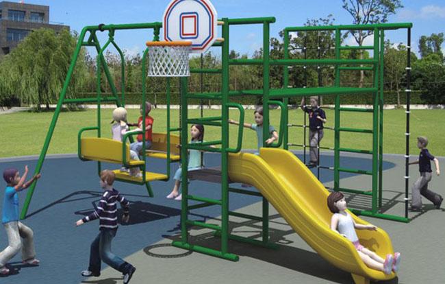Swing Set For Kids , Children Swing Sets With Galvanized Steel RKQ-5155A