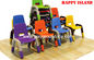 Early Childhood Classroom Furniture Kids Chair Plastic Pipe Frame PP Plastic Material supplier