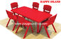 Kindergarten PP Plastic Rectangular Table For Nursery School Children supplier
