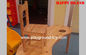 cheap  Hardwood Kindergarten Classroom Furniture , Solid Wooden Childrens Chairs