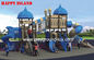 Red Blue Yellow  Outdoor Playground Equipment For Park  1040 x 550 x 540 supplier