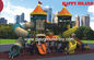 Popular Plastic Children Daycare Playground Equipment For Park supplier