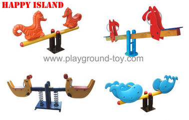 China LLDPE Seesaw Playground Equipment , Playground Equipment Seesaw For Kidson sales