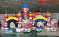 China New Design Kids Inflatable Castle With 0.55mm PVC For Amusement Park RQL-00203 distributor