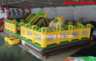 China PVC Large Kids Inflatable Bouncer Castle , Kids Flower Inflatable Fun City RQL-00205 distributor