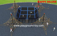 China Kids Outdoor Climbing Frames  Big  Exercising Active Trampoline Park Equipment distributor