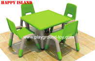 Best Imported Plastic Kindergarten Classroom Furniture Square Learning Table for sale