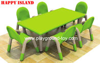 China Kindergarten PP Plastic Rectangular Table For Nursery School Children distributor