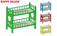 Best Preschool Furniture Plastic Bunk Bed Nursery Classroom Furniture With Different Color And European Standard for sale