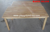 China Solid Wooden Kindergarten Classroom Furniture Table For Children Learning distributor