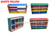 Best Kindergarten Toys Cabinet Nursery Classroom Furniture With Back Or Without Back Board for sale