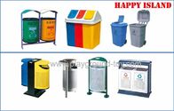 China Exterior Trash Cans Metal Or Plastic Park Trash Cans For Park RHA-15101 distributor