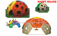 China Color Playground Kids Toys kids Plastic Hemisphere Rock Climbing Walls Shelf distributor
