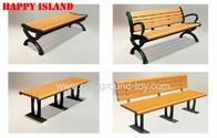 China Wooden Garden Benches , Garden Park Bench With 150cm Or 120cm Length distributor