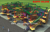 China Safe Outdoor Adventure Playground For Park / School /  Mall distributor