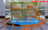 China Plastic Wood  Adventure Playground Equipment For Gardens Children Trainning distributor