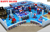 Best New design Indoor Playground Equipment For Sale With Big Ball Pool And Three Big Plastic Slide In line for sale