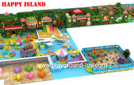 China PVC / PE Big Slides , Children Indoor Playground Supermarket / Restaurant distributor
