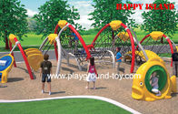 Best Large Amusement Park Kids Wooden Climbing Frames , Commercial Outdoor Playground for sale