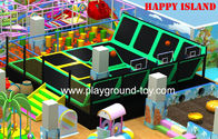 China Indoor Trampoline For Kids , Trampoline With Enclosure Jumping Products For Children distributor