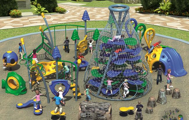 Happy Island New Design Adventure Playground Equipment For Children