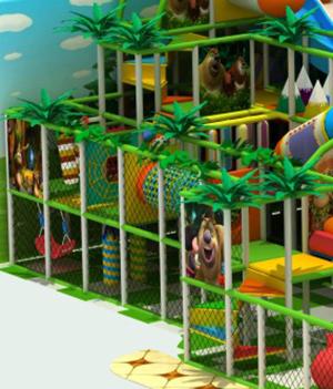 Children Indoor Playground Equipment For Home Forest Adventure Stimulated Children's Curiosity