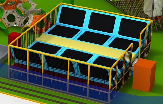 PE Cloth Trampolines For Kids With Galvanized Steel Frame RKQ-5820A