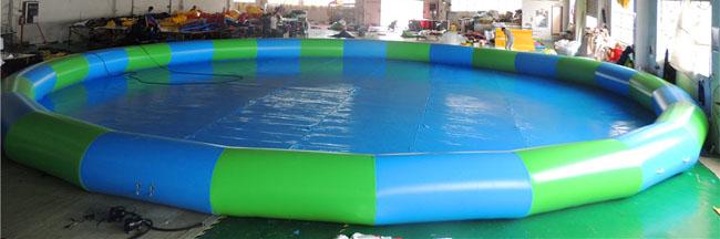 PVC Large Kids Inflatable Bouncer Water Pool , Kids Inflatable Fun Water Booth RQL-00602