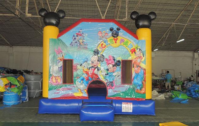 Kids Outdoor Inflatable Jumping Castles  Michy  Fun For Amusement Park RQL-00502