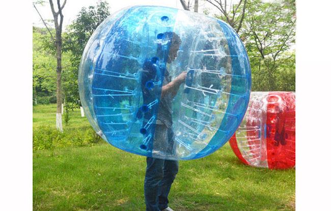 PVC / TPU Kids Inflatable Bouncer Bumper Bubble Ball Zorbing 0.8mm  For Family RXK-00103