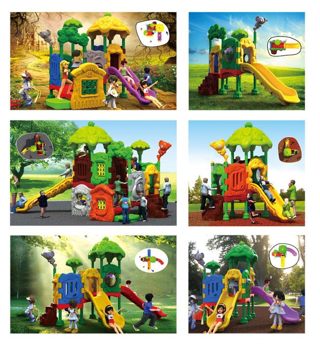 CE Approved Mcdonald's Full Plastic Playground Kids Toys Europe Market Welcomed